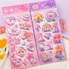 1 Sheet 3D Three-Dimensional Water Injection Stickers Children'S Cartoon Reward Stickers Beads Shake Oil Stickers