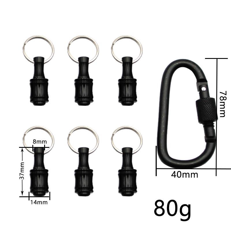 

Набор инструментов для быстрой замены шатуна в виде черного брелока с шестигранной ручкой 1/4 дюйма