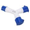 Industrial Plug Multifunctional IP44 Waterproof 1in 2out 3pin Industrial Site Plug 220‑250V
