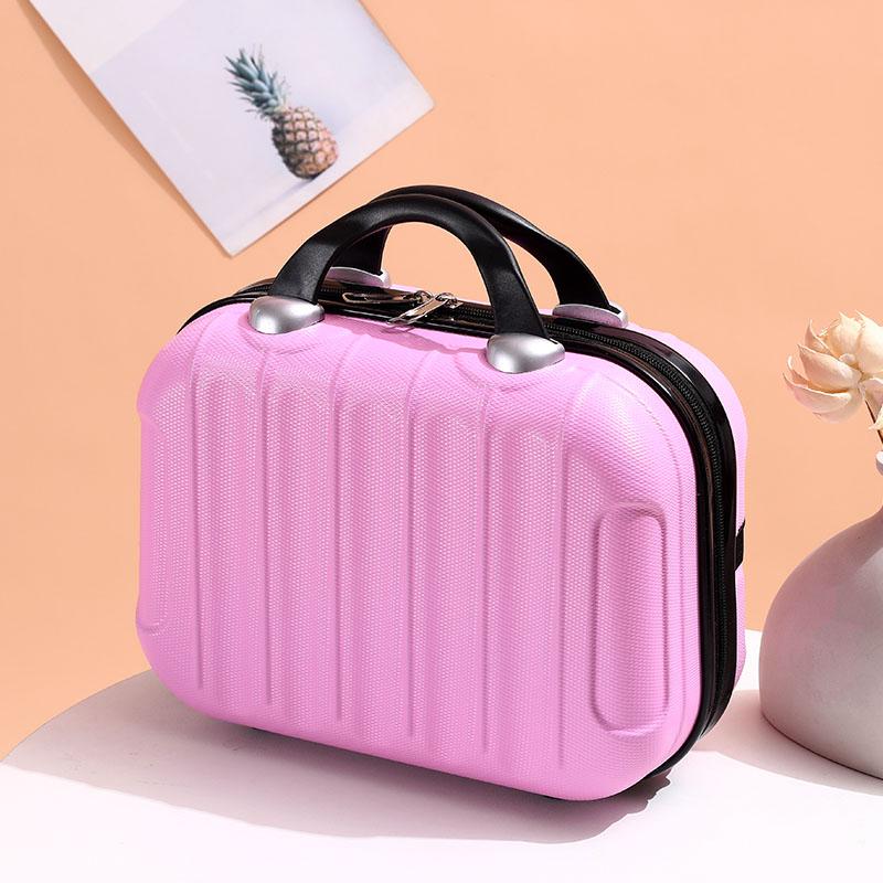 Korean Version of the Portable Cosmetic Case Small Suitcase 14 Inch Lightweight Ins Multifunctional Travel Storage Cosmetic Case