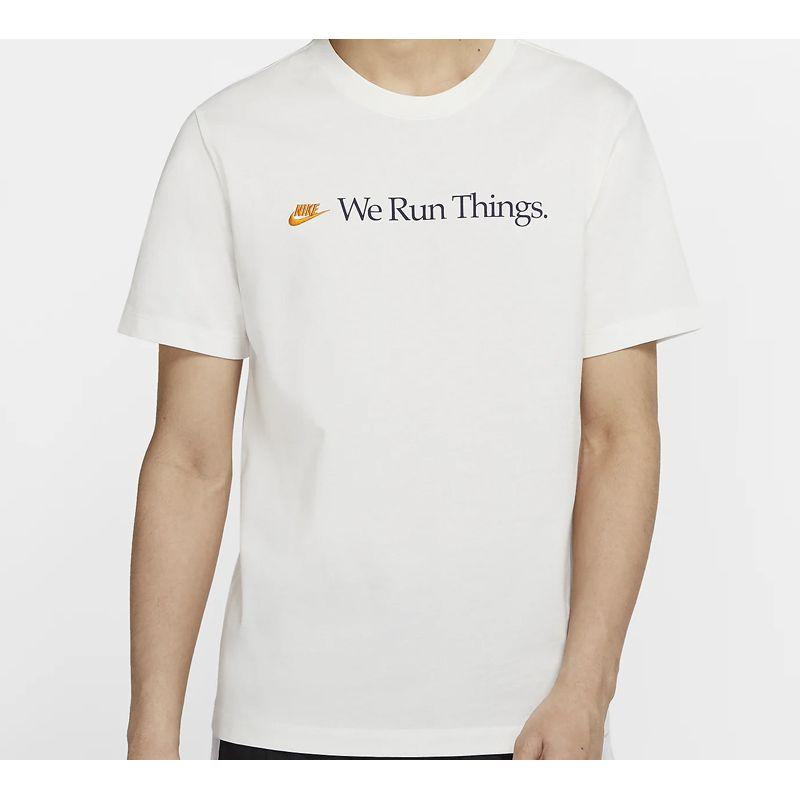 Nike Sportovní oblečení Airathon Tričko s krátkým rukávem Pánské topy Bílá CT6877-133