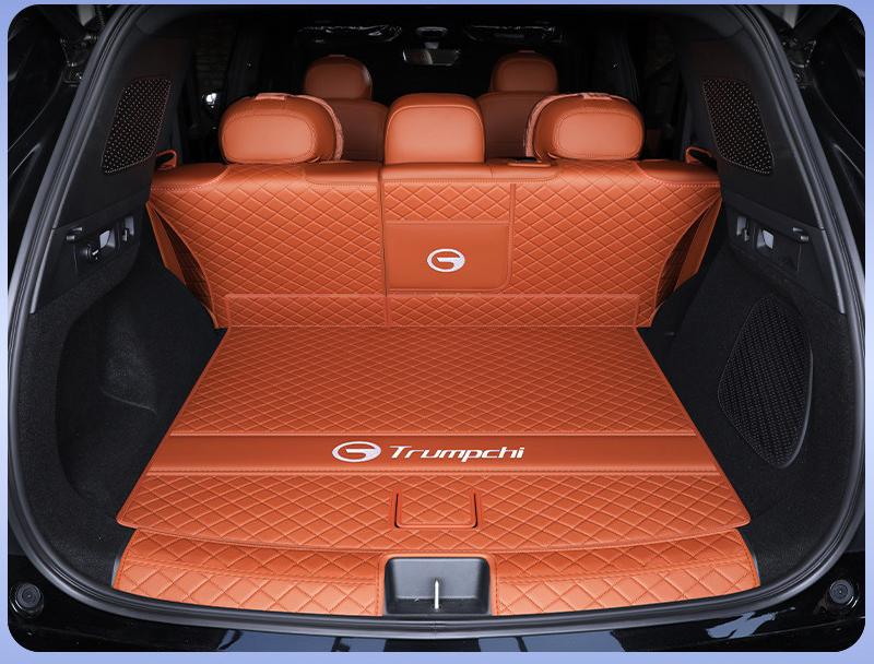 For Trumpchi GAC S7 2025 2026 Car Styling Fully Enclosed Trunk Pad Leather Trunk Mat Backrest Pad Auto Modification Accessories