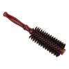 3pcs Round Hair Brush Small High Temperature Resistant Round Curling Styling Hair Brush with Wooden Handle for Home