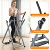 Metal Stair Stepper Home Space Walker Aerobic Stepper with Adjustable Resistance Air Walker Exercise Machine for Women Men