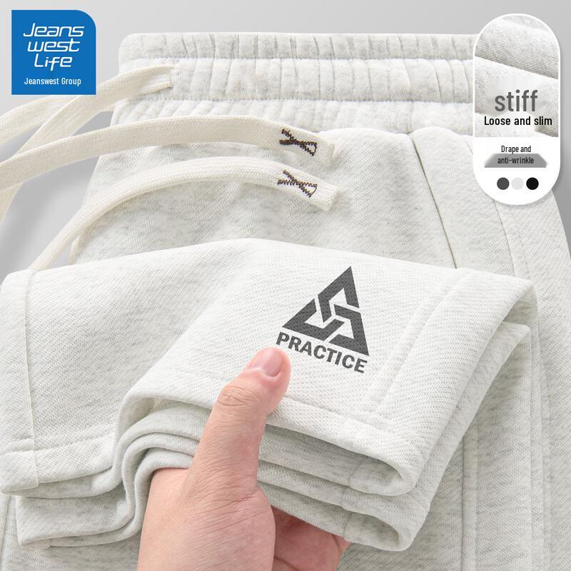 JEANSWEST LIFE Men s 2026 Spring Straight-Leg Casual Pants L (175)