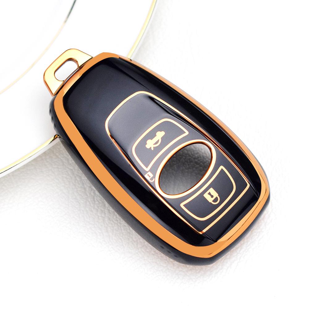 For Subaru WRX XV Crosstrek Legacy BRZ Forester Impreza STi Outback 2015 - 2019 Shell Holder Fob 3 Buttons TPU Car Smart Key Cover Case Bag