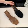 Fashion Fashion Transparent Women Wedges Slippers Female Slides Sandals Shoes Round Toe Footwear Ladies Heeled Slippers Wedges Shoes