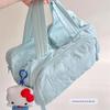 Large Double-Wide Fluffy Makeup & Toiletries Travel Bag for Women