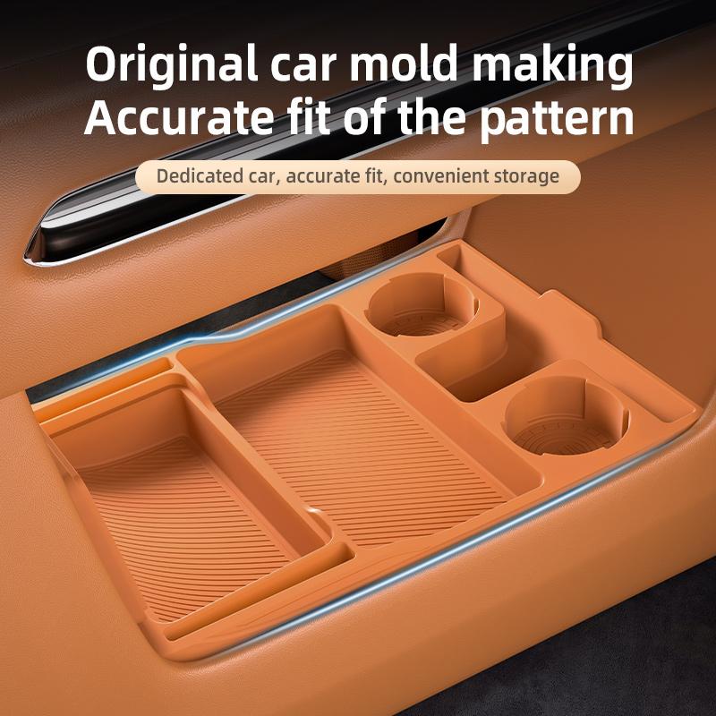 For GWM WEY 07 DHT-PHEV 2025 2026 Storage Box Center Armrest Hidden Box Cup Holder Organizer Interior Accessories
