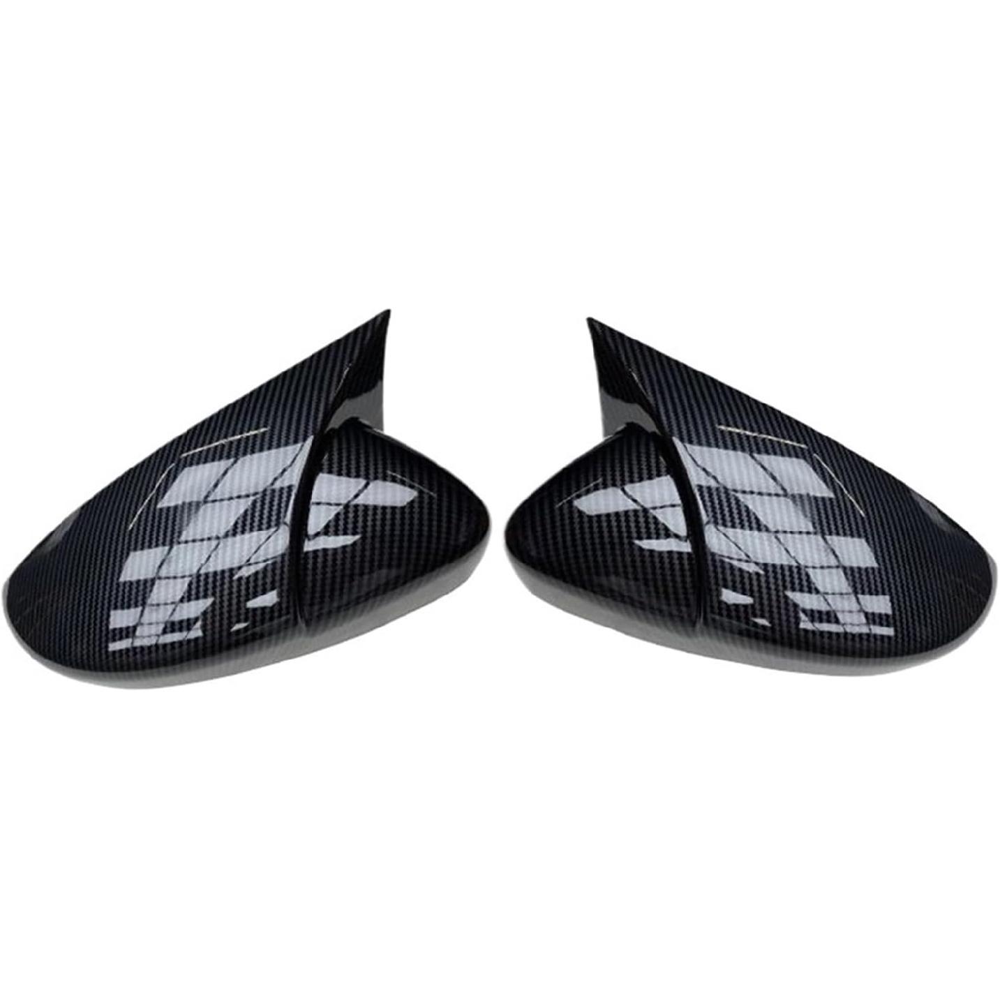 

2Pcs Car Side Wing Rearview Mirror Cover Compatible For VW JETTA MK6 Compatible For VW Passat B7 Scirocco Beetle CC Eos Accessory Case Car Shield(1 1 set Carbon pattern