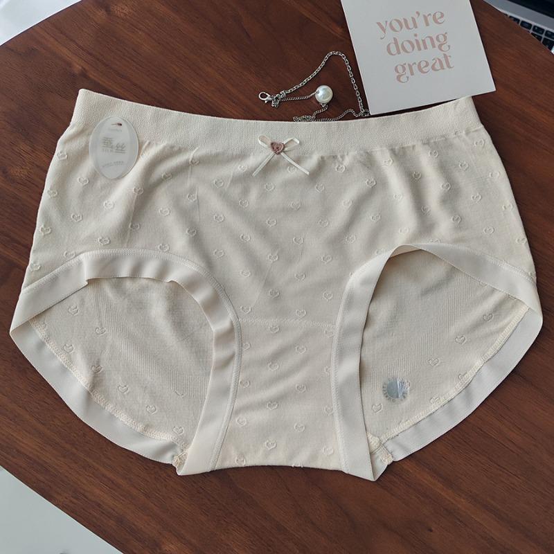 Skin-friendly and breathable Modal girls' briefs without side seams mid-waist hip-wrapped soft shorts