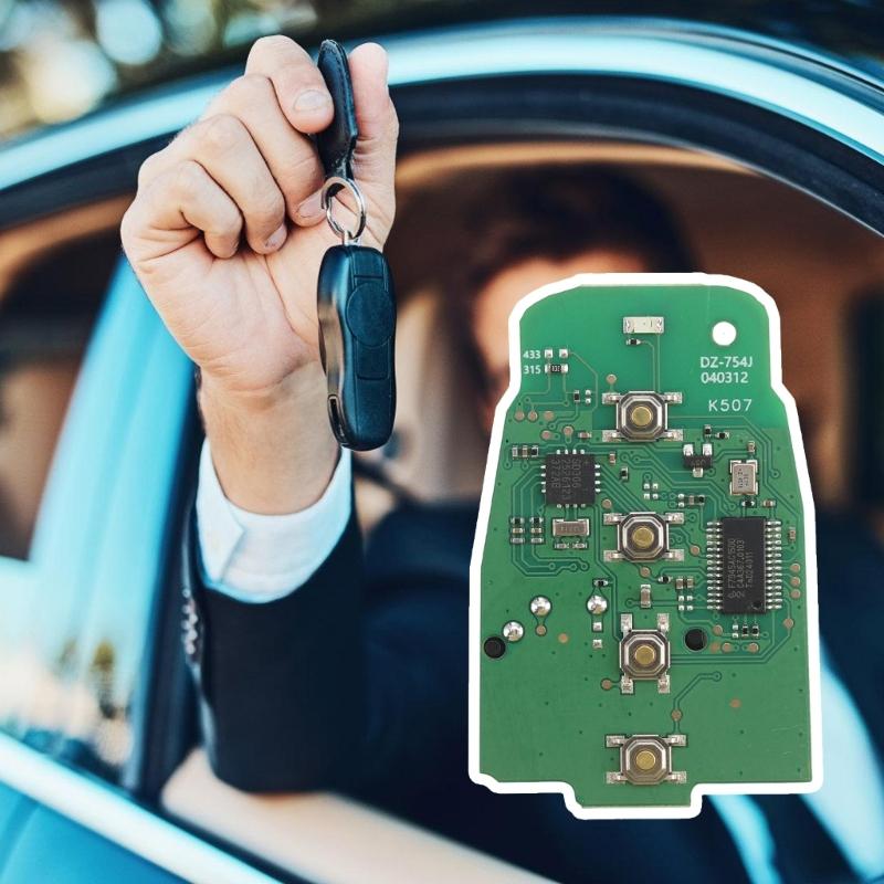 Adjustable 315MHz to 433MHz PCB Board Double Band Car Key Reprogramming Tool Automotive Key Programming Board for Car