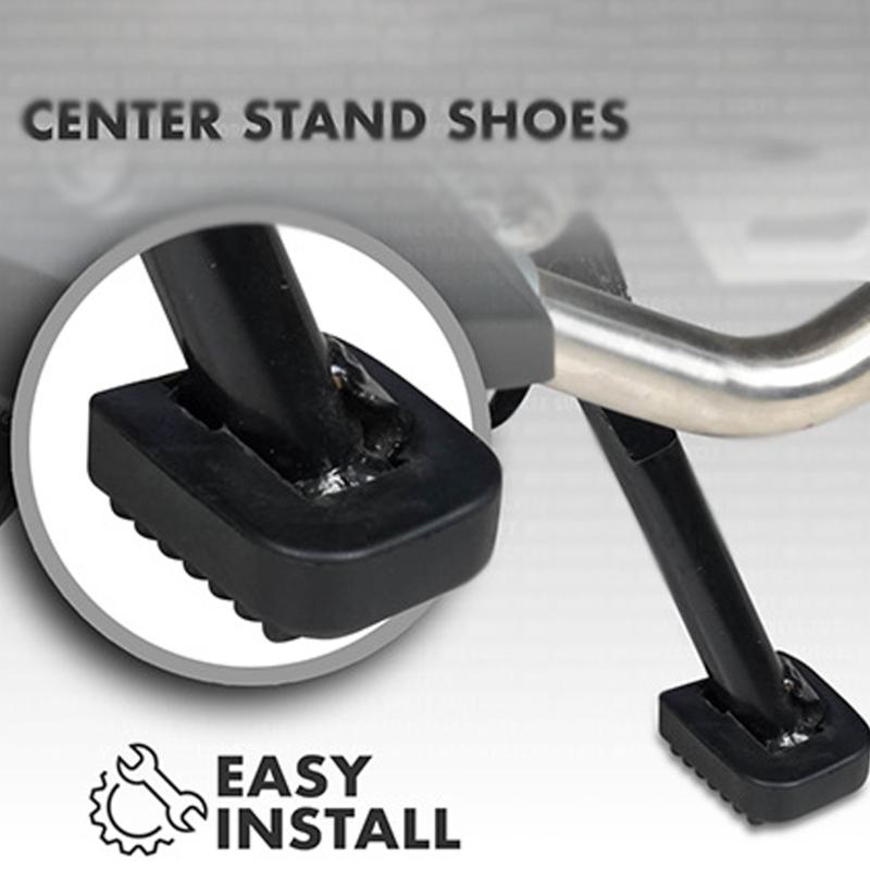 Starke Gummi-Motorrad-Seitenständer-Stabilisatoren Rutschfeste Designs Motorrad-Seitenständer-Pad Geeignet für sicheres Parken