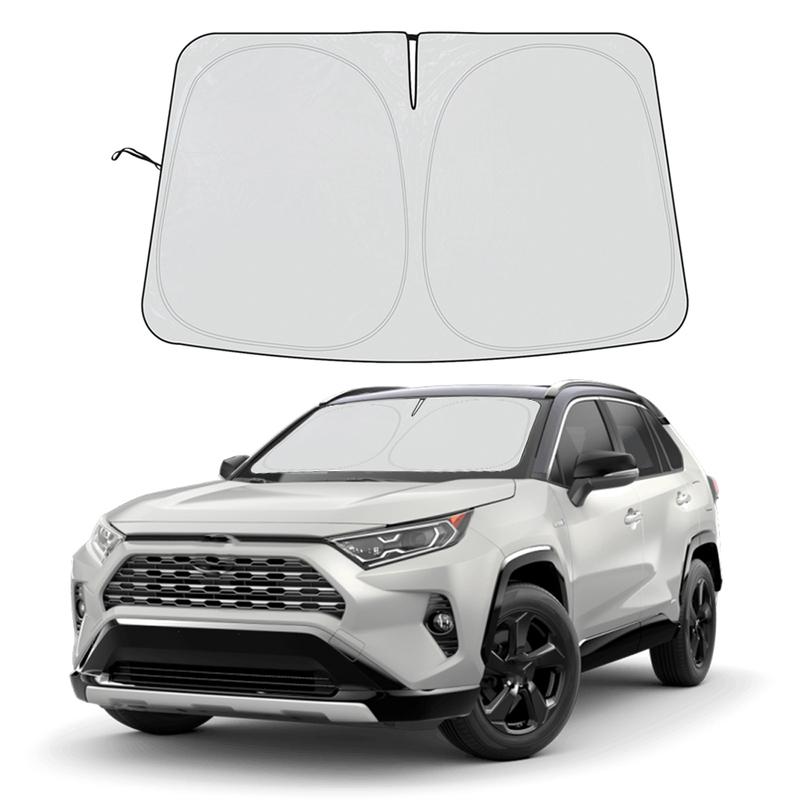 Auto Frontscheiben-Sonnenschutz Abdeckung Fahrer Windschutzscheiben-Sonnenblende Sonnenschutz Parasol Coche Sonnenschutz Anti-UV Für Toyota RAV4