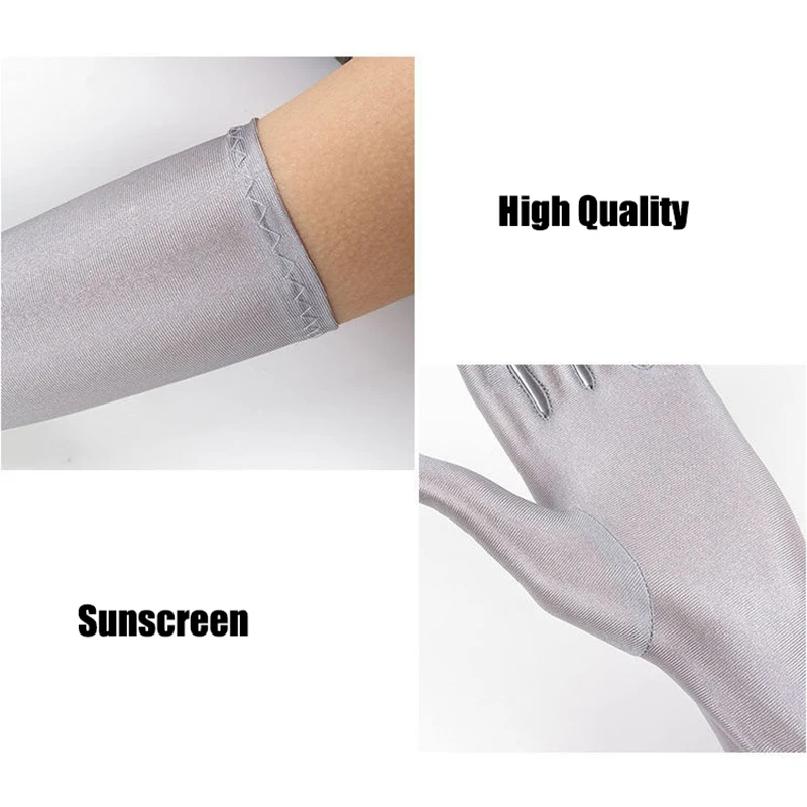52cm Fashion Women Spandex Elasticity Opera Elbow Long Gloves Solid Driving Sun Protection Party Prom Etiquette Performance