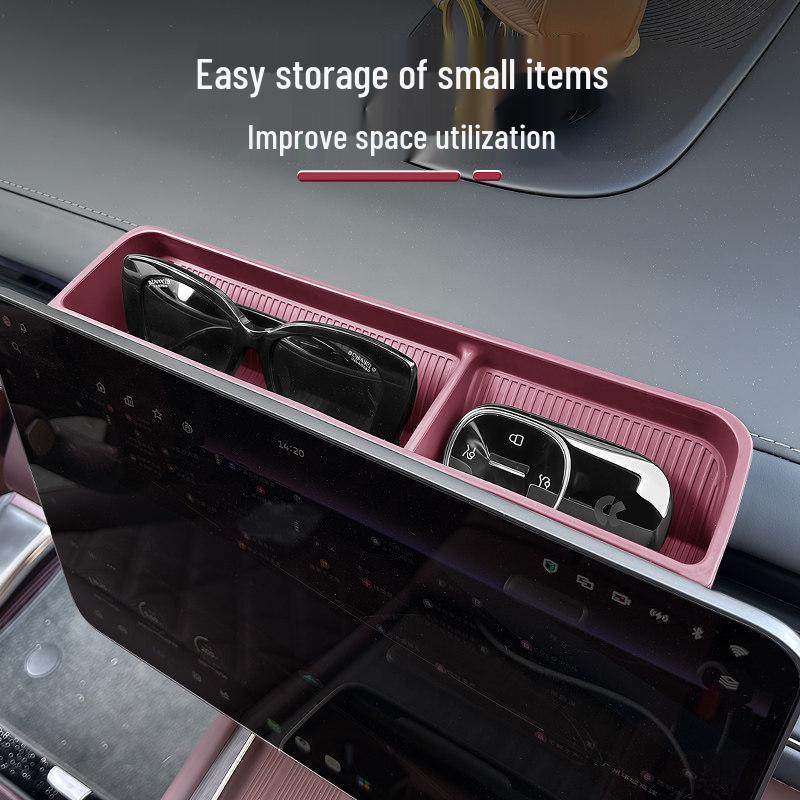 NIO ES8 Rear Console Glasses Organizer - Compatible with 26 Models, Car Storage Accessory