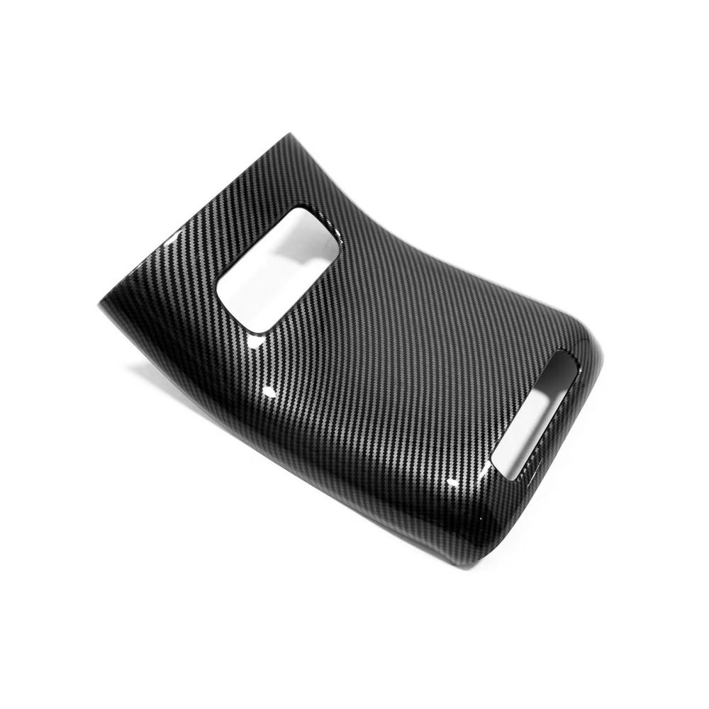 For Xpeng G9 XiaoPeng 2022 2023 Car armrest box rear air outlet ABS Carbon fiber anti-kick decoration protection car Accessories