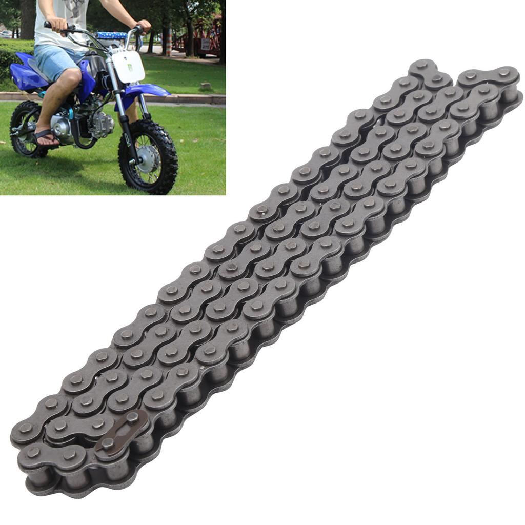530 76 Links Chain Heavy Duty Steel med kjedekobling for motorsykkel ATV Off Roader
