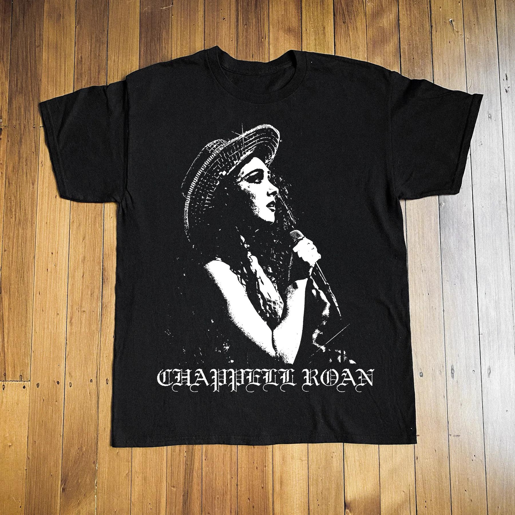 

Chappell Roan Black Unisexs TShirt Unisex ONeck 100Cotton Short Sleeve Y2k Oversized Vintage Fashion Popular Tee Fans Gifts M