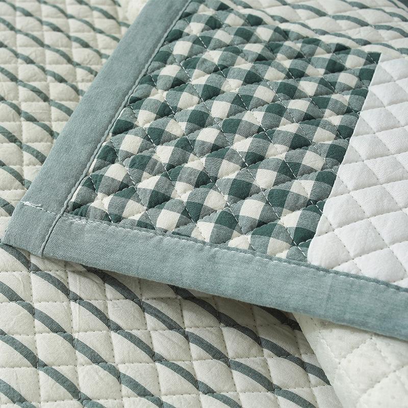 Modern Minimalist Nordic Countryside Block Cotton Sofa Cushion Four Seasons General Fabrics Washed Cotton Seat Cushions