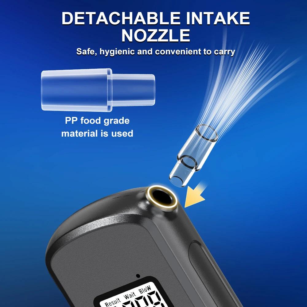 Portable Breathalyzer with LED Display for Drunk Driving Car Electronics Professional Alcohol Test Alcoholmeter Diagnostic Tool
