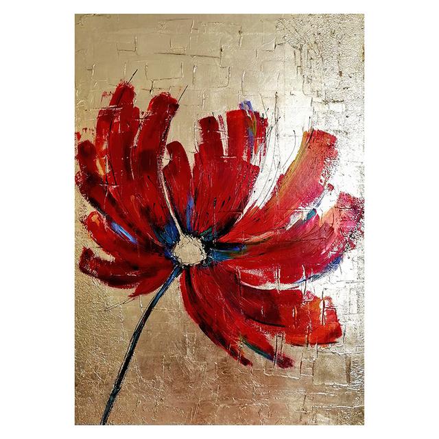 

Картина маслом цветка мака, картина маслом, плакаты и гравюры, украшение домашней гостиной без рамки 21cm×30cm NoFrame