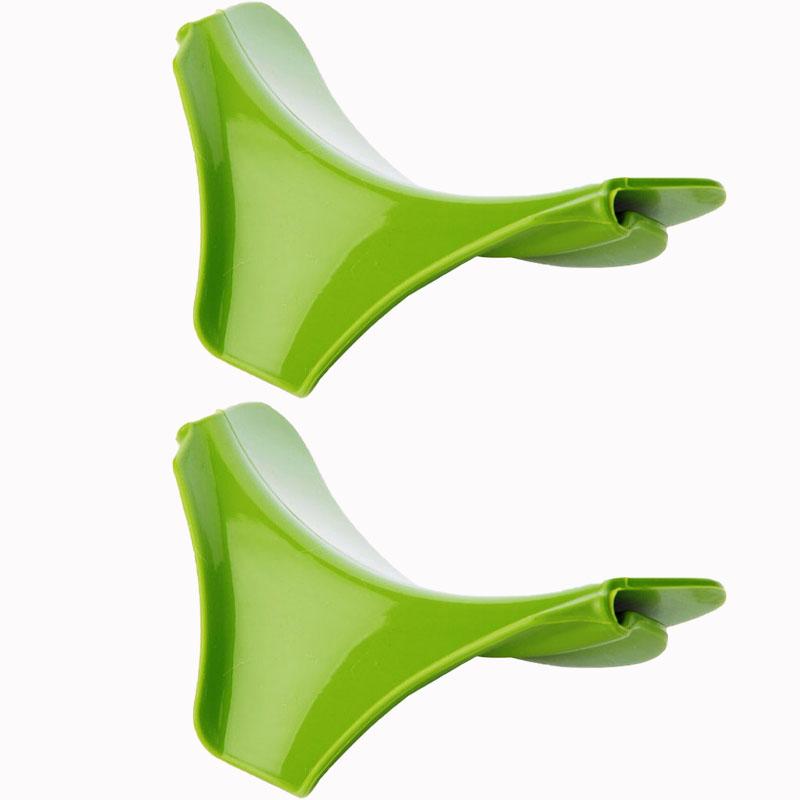 1/2/3PCS Entonnoir de Cuisine,Passoire en Silicone Créative à Clipser pour Casseroles Poêles et Bols,Buse Guide Liquide Anti-Déversement Gadget de Cuisine