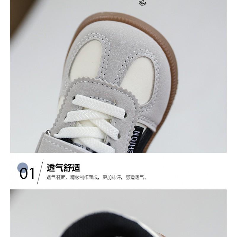 Toddler Kids Slip Resistant Casual Sneakers Boys Girls Low Top Soft Sole Rubber Shoes