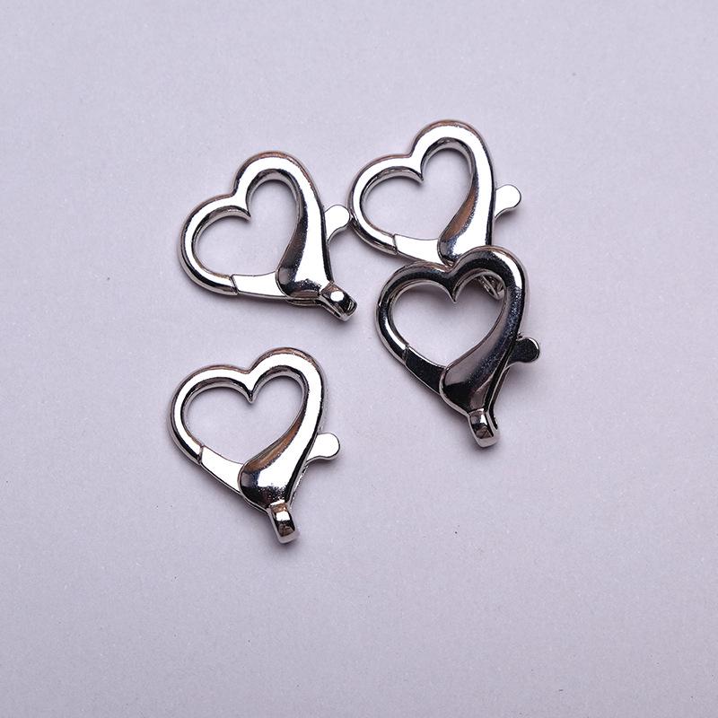 Herzförmiger Maus-Schlüsselanhänger aus Zinklegierung mit Haken