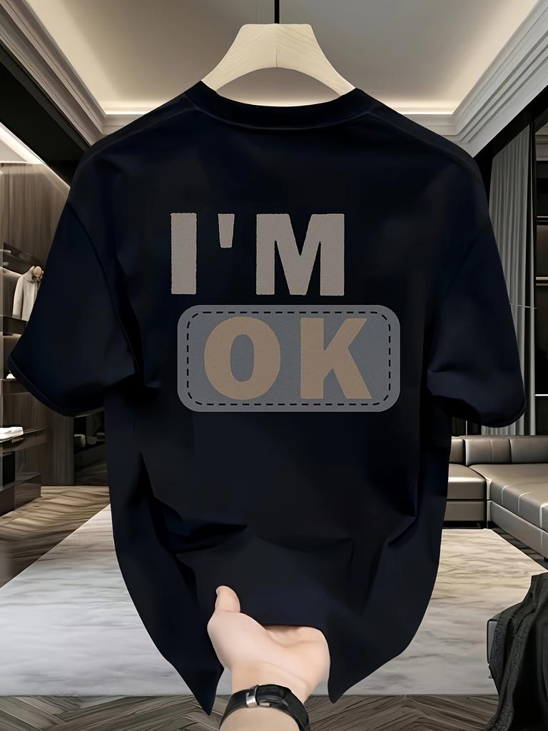 Men's T-Shirts Made of 100% Cotton Have a Special Cool Feeling for Summer and  Easily Styled In a Casual and Fashionable Way