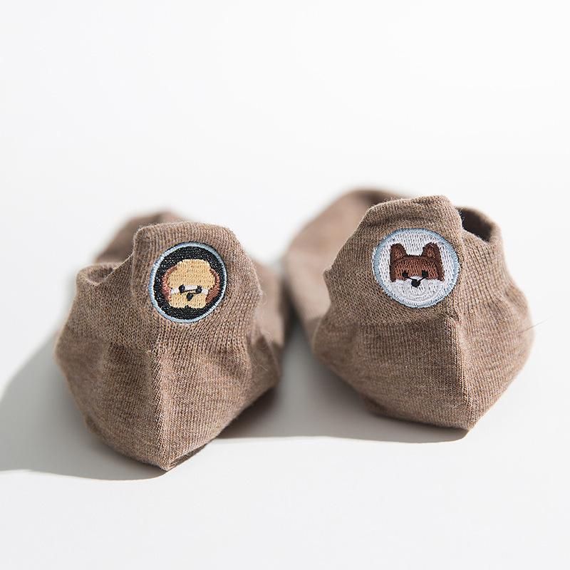 Warm Harajuku Cute Embroidery Animal Funny Socks Women Kawaii Japanese Skarpetki Socks Novelty Cotton Calcetines Mujer Sokken