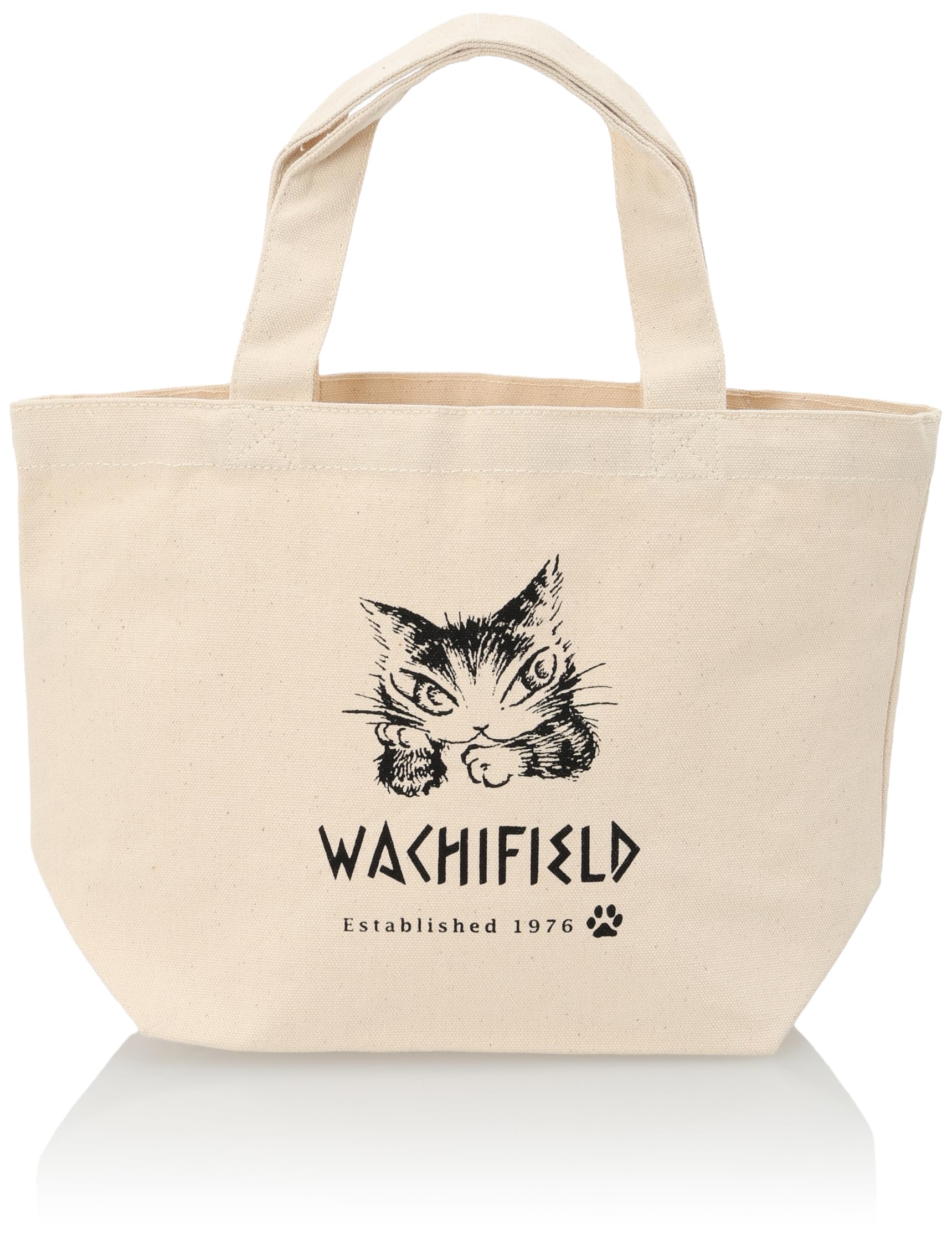 Сумка-тоут Wachifield Кот Даян, Разработана и изготовлена T2O, Унисекс, Легкий холст, Маленькая, Компактная, Мини-тоут, Большая вместимость, Кот Даян