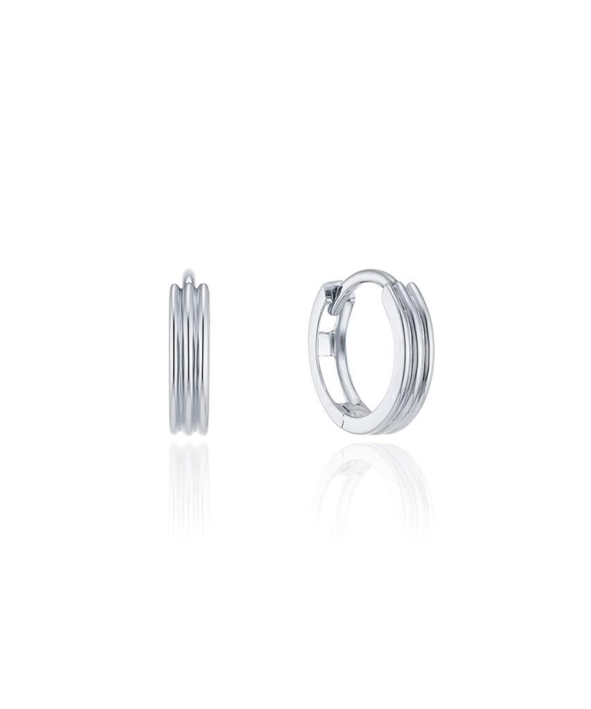 Lloyd Triple Hoop 5K Gold One-Touch Ring Earrings Lohq3007H