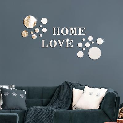 Chic Home Accent Acrylic Mirror Decor DIY Wall Decoration
