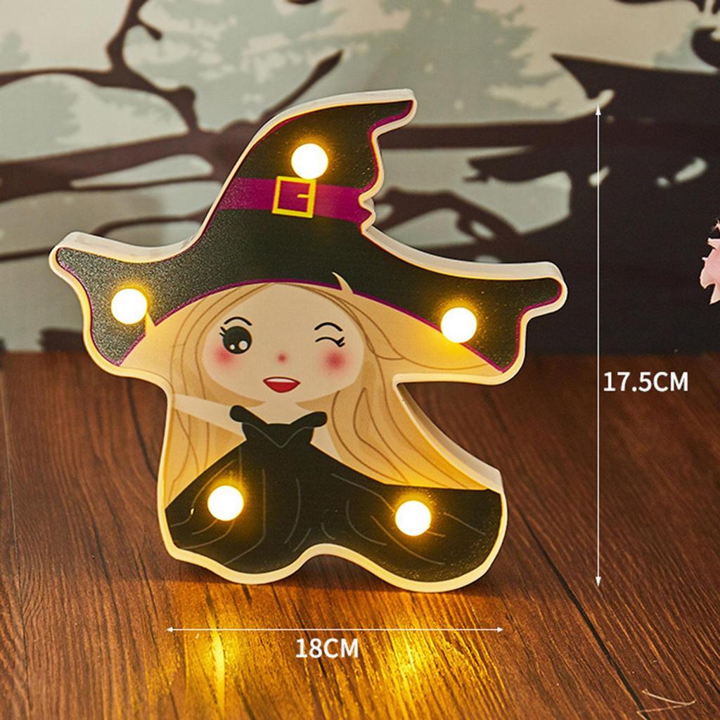 3D Halloween Decorations LED Lights Waterproof Home and Garden Desktop Decor Indoor Night Light