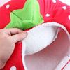 Good-Dog Kennel Dog Fashion Mat Basket Soft Strawberry Pet Dog Cat House Pet Tent Dog House Small Dog Kitten Bed Cat House