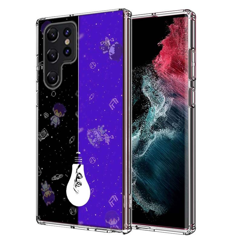 

Game O-Omori C-Cartoon Capa Phone Case For Samsung S26 Ultra S25 Edge Galaxy S23 S21 S20 S24 FE S22 S10 Plus Cover Clear TPU She Samsung S23 Plus