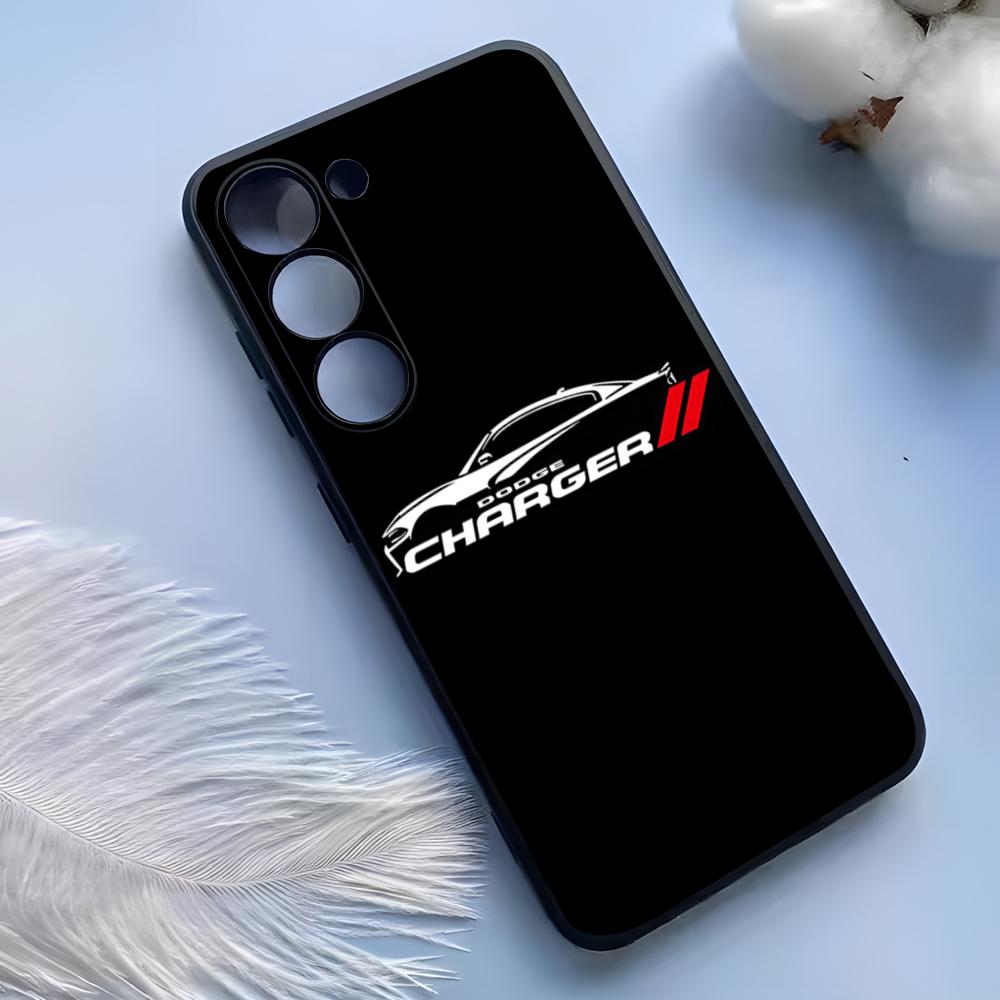 D-dodges Car Phone Case For Samsung S25 Ultra S24 S23 S22 S21 S20 Plus Fe Galaxy A54 A53 A34 A25 Silicone Cover