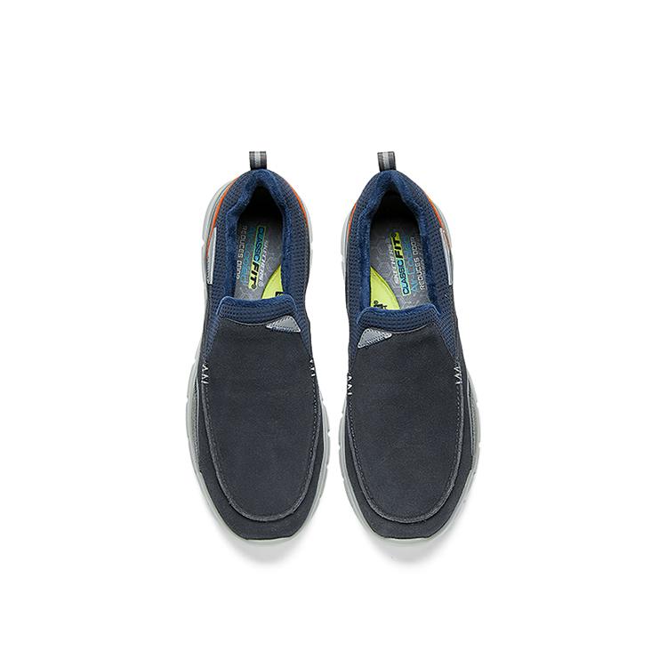 Skechers Fashionable Comfortable Low-Top Casual Shoes Men sneakers Blue 210962-NVY