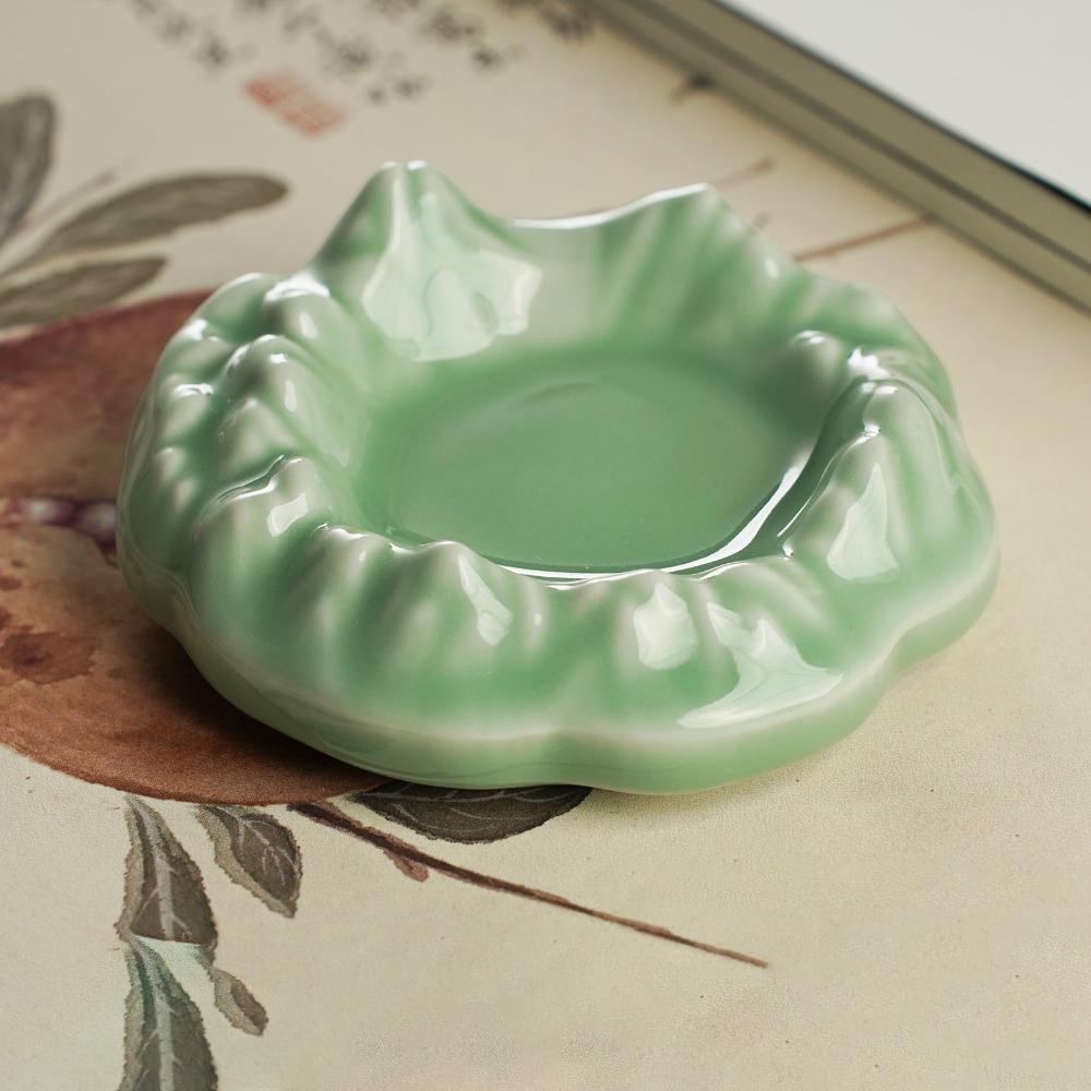 Ceramic Mountain Shaped Inkstone Brush Ink Painting Tool Creative Pen Rest Holder  Calligraphy