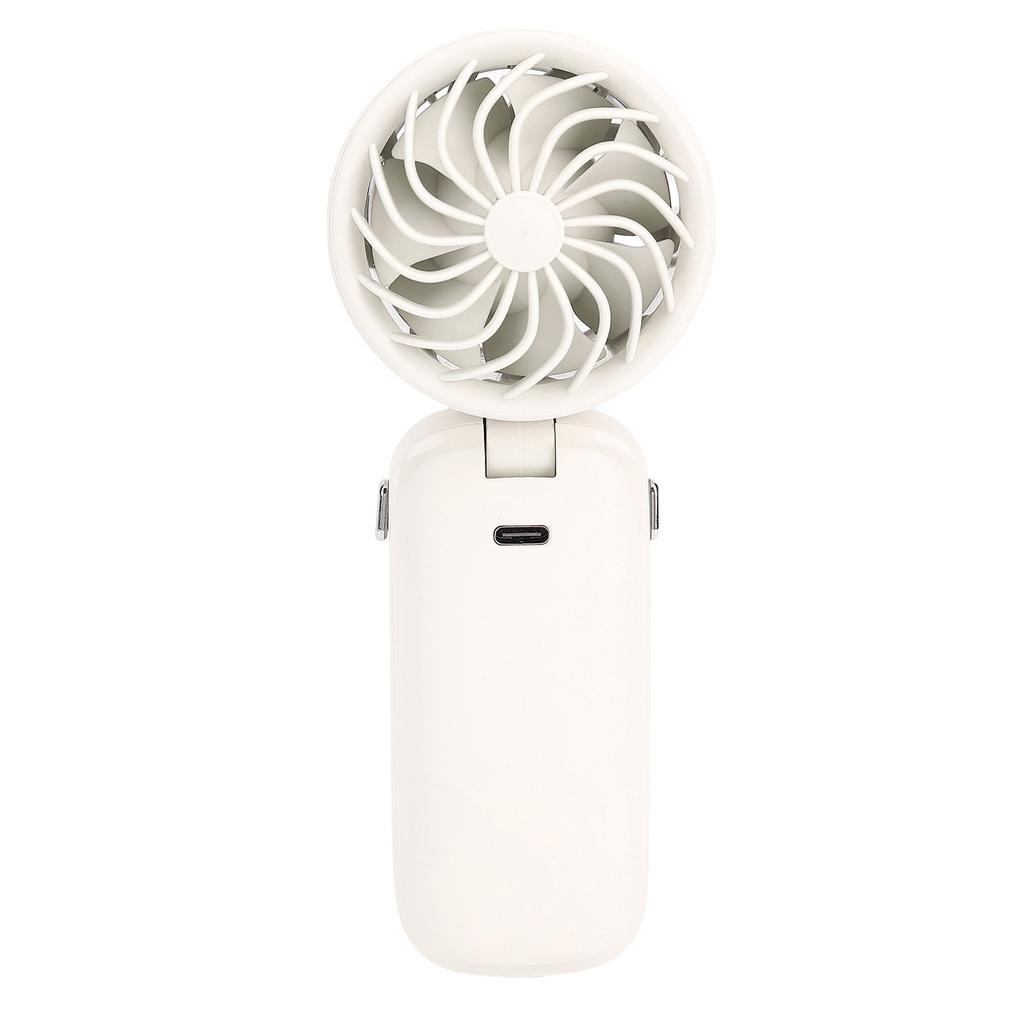 Portable Handheld Turbo Fan 100 Gears Ice Cooling Foldable Neck Hanging Mini Handheld Fan with LED Display for Travel