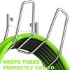 Silver Finish Wall Mounted Hose Hook Rust-Proof Garden Hose Hanger  Extension Cords Organization