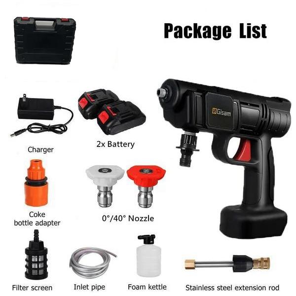 

Электрическая беспроводная мойка высокого давления для автомобиля, распылитель воды, портативная машина для мойки автомобиля под давлением, комплект для чистки водой под давлением