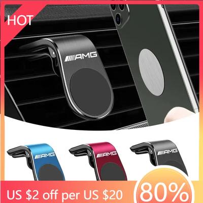 Car Sticker Magnetic Car Phone Holder Magnet Air Vent Cell Phone Stand Mount Clip For Mercedes Benz W212 W204 W211W168 W213 W210