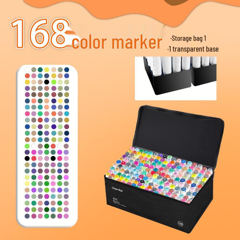 48-Color Anime Marker Set: Fade-Resistant Layerable Watercolor Brush Pens