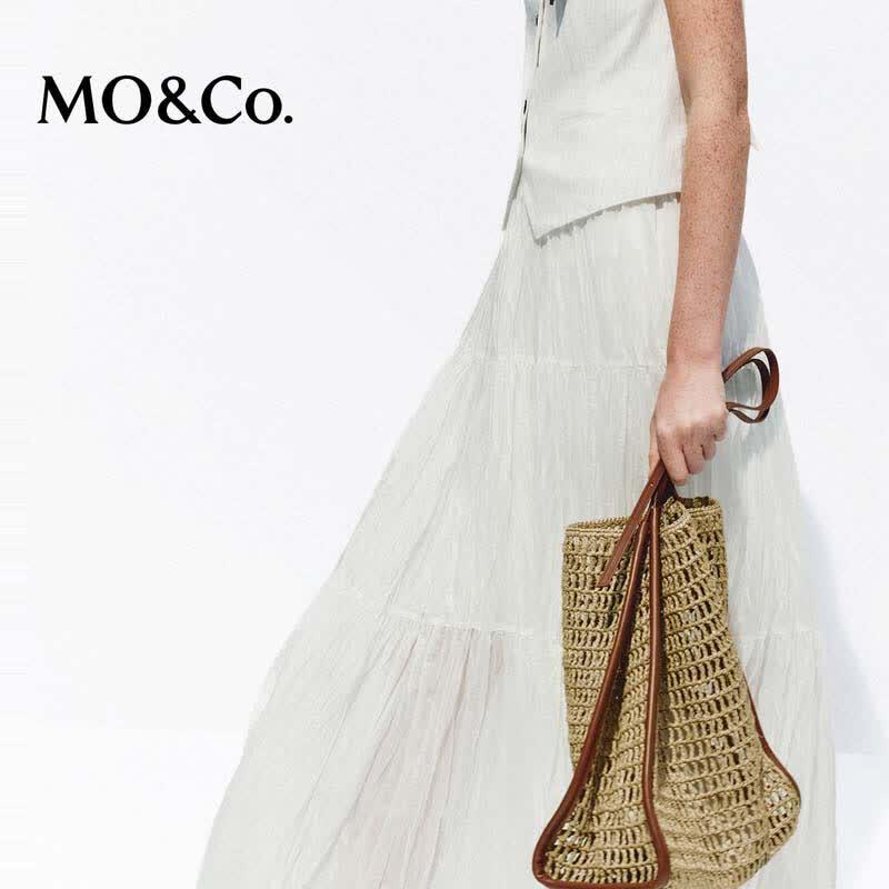 MO&Co. Women's Ruffled Tiered Skirt