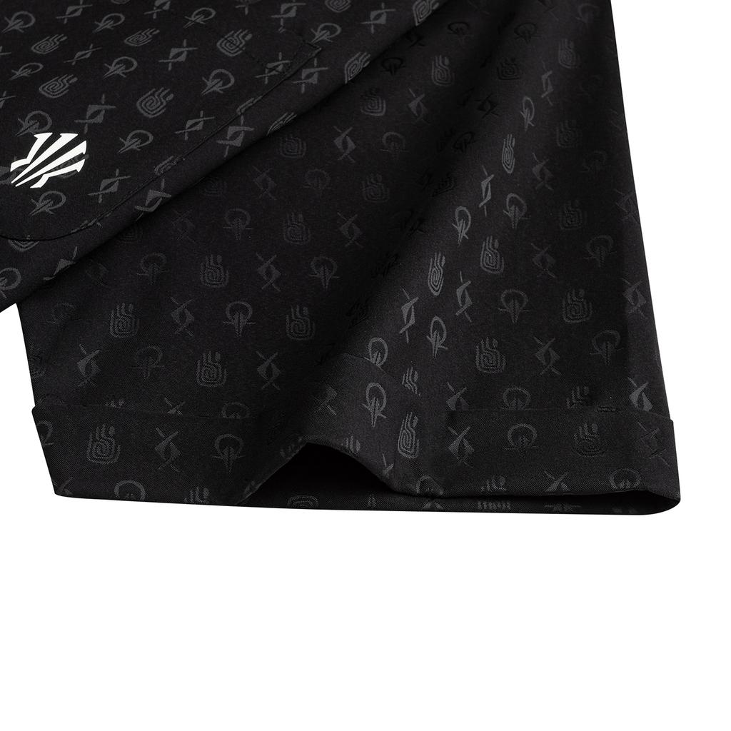 Anta Classic Fashion Trendy Retro Minimalist Comfortable Casual Round Neck Pullover Loose Short Sleeve Shirt Unisex shirts Black 172621112-2