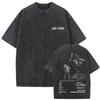 Washed Vintage Rapper Don Toliver Hardstone Psycho Album Print T Shirts Unisex Women Fashion Hip Hop Oversized Tshirts Streetwear