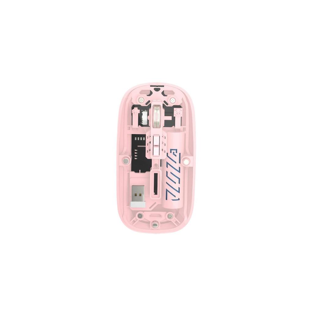 High Definition Transparent Magnetic Shell Silent Dual-mode Mouse 2.4G Wireless 500mAh Ultra Long Battery Life