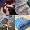 Set von 3 Jumbo-Rundstricknadeln mit Strickstrickhäkeln Reihe Nähen und Wandteppich Extra Dicke Rundstricknadeln (15mm, 20mm, 25mm)